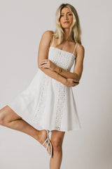 Valarie Embroidered Mini Dress FINAL SALE