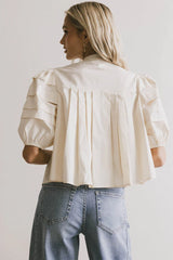 Ronan Pleated Blouse FINAL SALE
