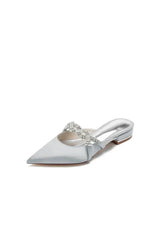 Glitter Crystal Embellished Kitten Sandals