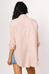 Clementine Striped Button Up FINAL SALE