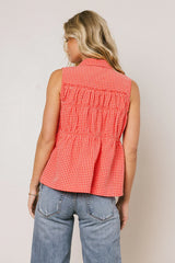 Lea Gingham Blouse FINAL SALE
