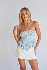Raine Floral Smocked Tube Top