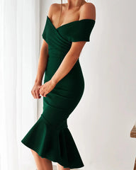 Brienne Dress Emerald