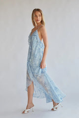 Ellery Floral Ruffle Maxi Dress