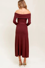 RUSTIC RETREAT BROWN SWEATER DRESS FINAL SALE