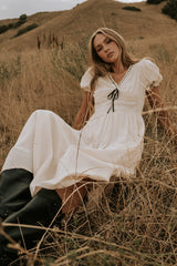 Kaydence Maxi Dress in Cream FINAL SALE