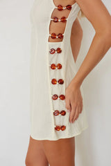 Zayla Beaded Mini Dress