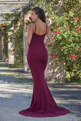 Naomi Corset Gown Mulberry