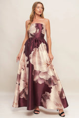 LUXE PEONY MAXI DRESS