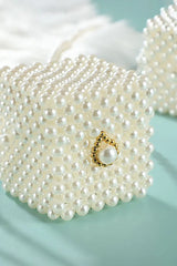 Pearl Square Party Chain Handbag