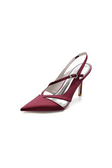 Slingback Pointed Toe High Heels