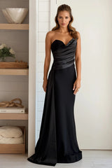 Black Mermaid Maxi Dress