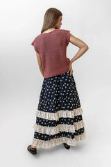 Aries Floral Maxi Skirt FINAL SALE
