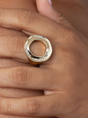 Open Circle Statement Ring