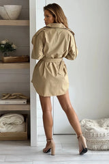 Espresso Loose Fit Mini Dress