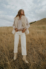 Glinda Knit Sweater in Brown FINAL SALE