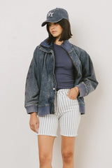 Paige Denim Jacket in Medium Wash FINAL SALE