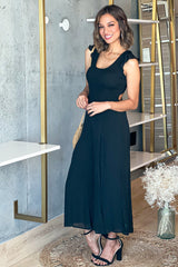 Black Jumpsuit With Tie Back