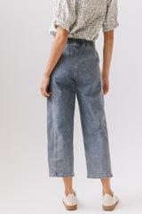 Khai Cropped Pants in Denim FINAL SALE