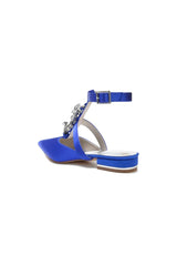 Crystal Chain Pointed Toe Flats