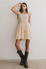 Lindie Knit Bodice Mini Dress FINAL SALE