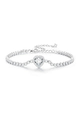 Sparkling Heart Bracelet