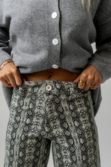 Brynn Snake Print Pants FINAL SALE