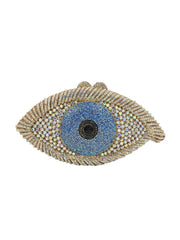 Womens EYE SEE U Rhinestone Evening Clutch bags Handmade