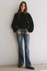 Amber Knit Sweater in Black FINAL SALE