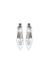 Party Pointed Toe Crystal Strap High Heels Shoes