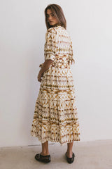 Tamara Abstract Midi Dress FINAL SALE
