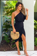 Black One Shoulder Dress