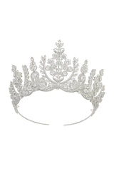 Silver Crystal Princess Crown