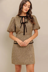 MADEMOISELLE MODE TWEED MINI DRESS FINAL SALE