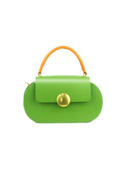 Womens Mini Flap Genuine Leather Clutch Bags with Crossbody Strap