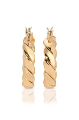 Textured Mini Hoops Earrings