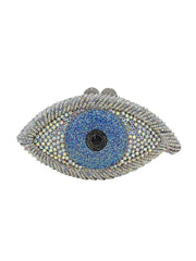 Womens EYE SEE U Rhinestone Evening Clutch bags Handmade