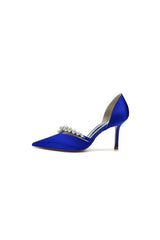 Cocktail Pointed Toe Pearl Heels