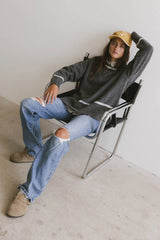 Ashley Knit Sweater in Charcoal FINAL SALE