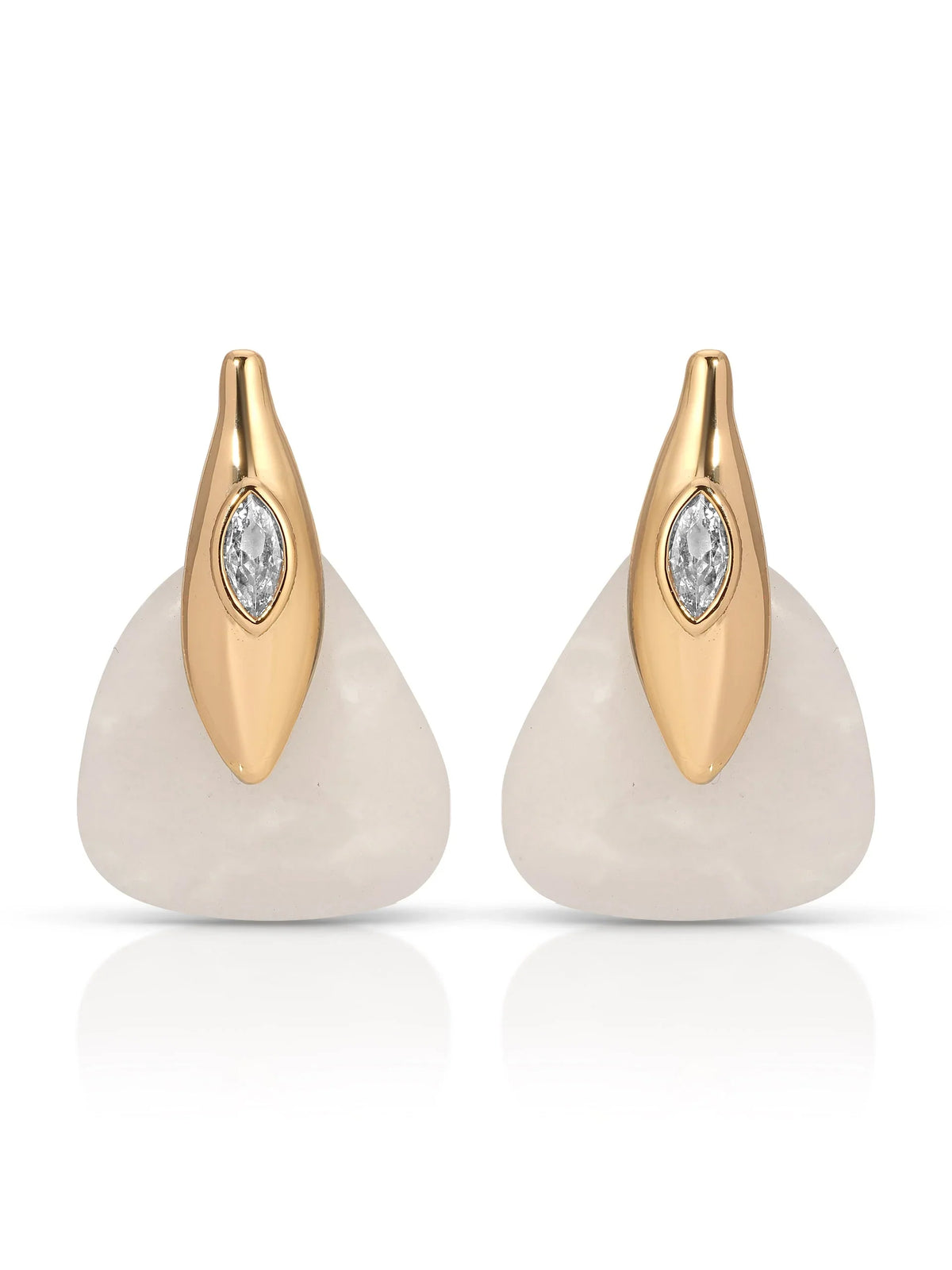 Solstice Earrings in Bone