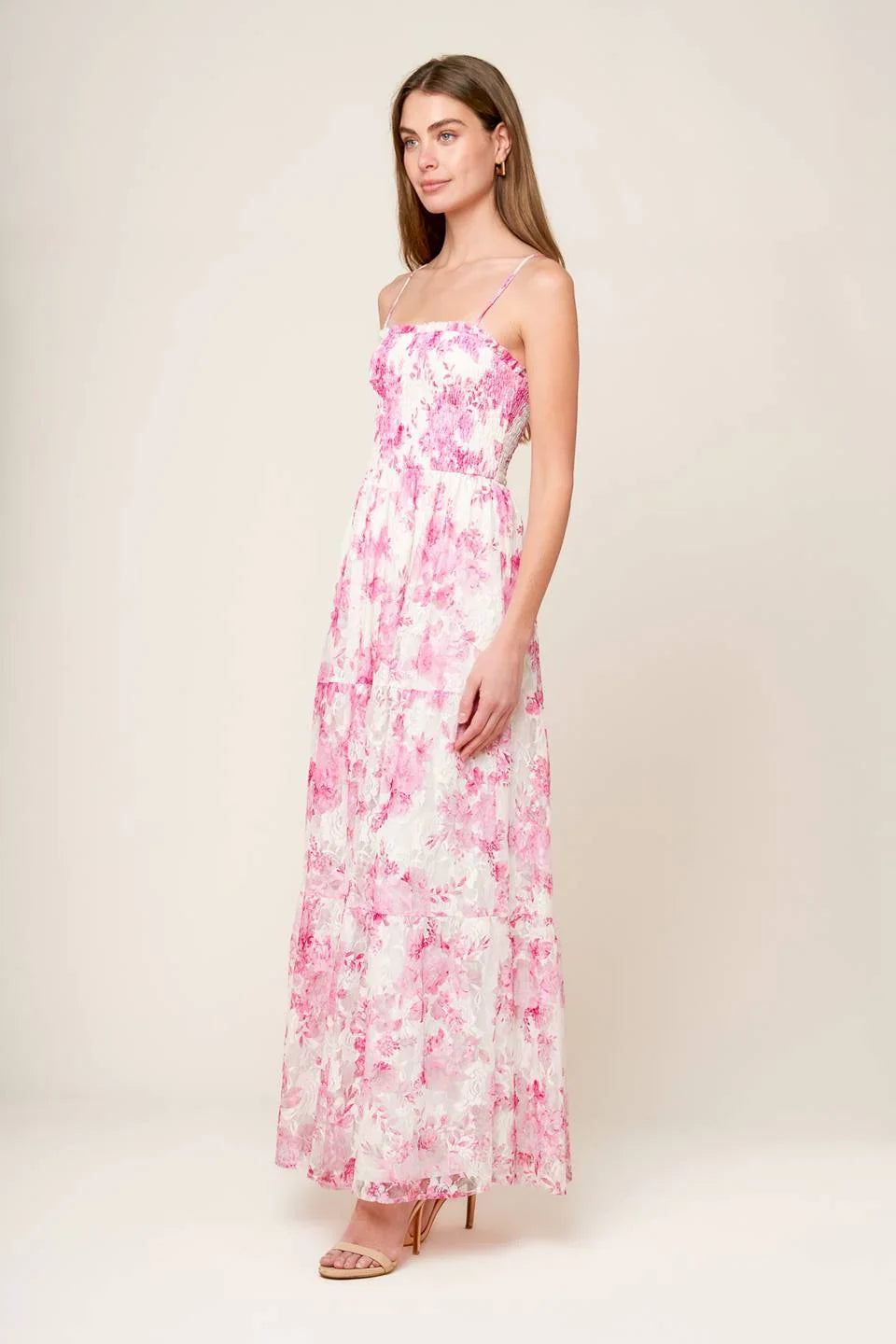 IN THIS MOMENT WOVEN LACE MAXI DRESS