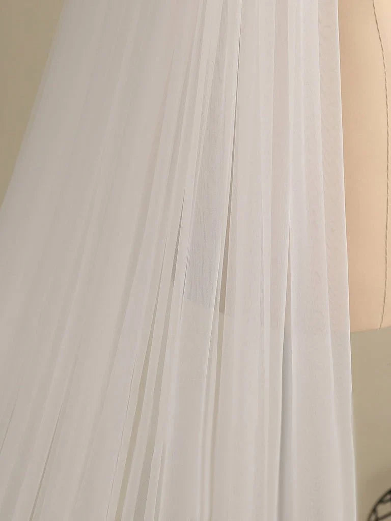Cute Butterfly Cathedral Veil Bridal Veil Wedding Veil