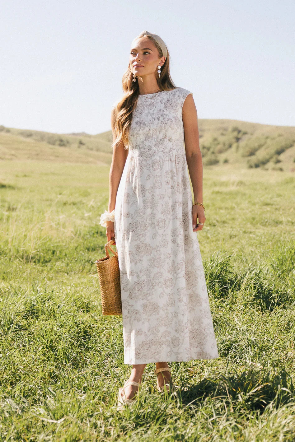 Elias Smocked Maxi Dress