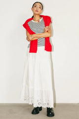 Maci Cardigan in Red