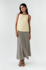 Posie Gingham Maxi Skirt