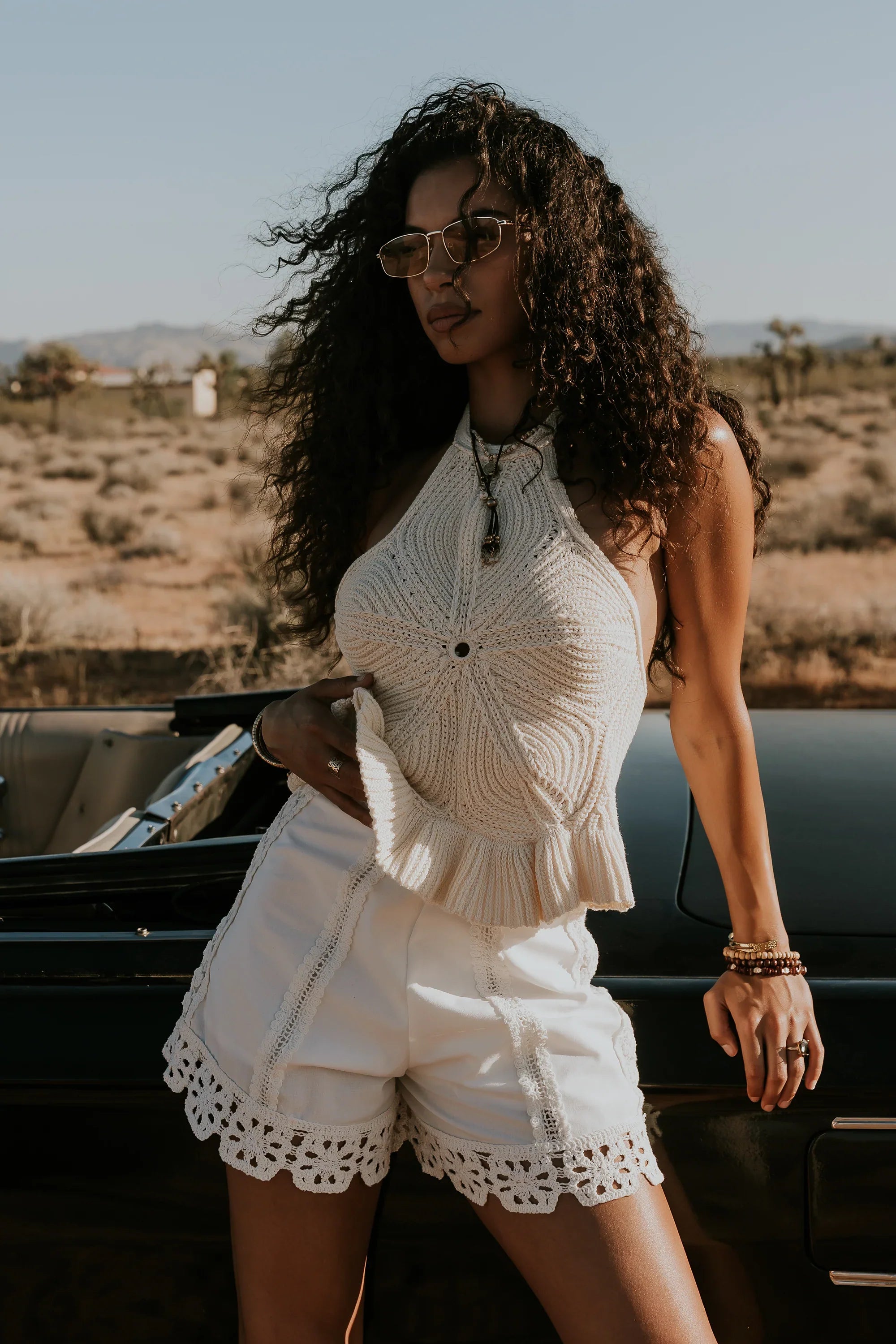 Timmy Crochet Halter Top