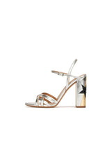 Party Peep Toe Chunky Heel Evening Shoes With Buckle Ankle Strap