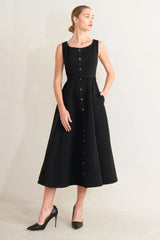PARIS AFTER DARK MIDI DRESS