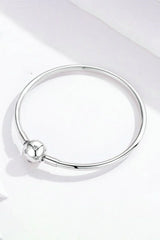 Star Bangle Bracelet In Sterling Silver