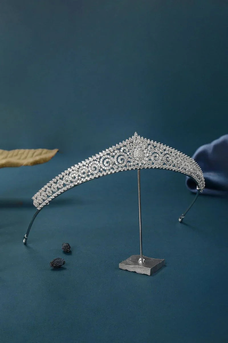 Silver Eternal Zircon Tiara